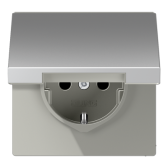 SCHUKO®-розетка 16 A / 250 B ~ с крышкой - артикул AL1521KL