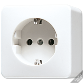 Розетка с заземлением 16А 250V~ накладного монтажа; слоновая кость - артикул 321A