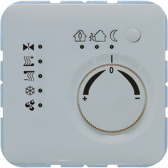 KNX-регулятор с шинным сопряжением с ручкой для установки температуры; серый| CD2178TSGR |Jung - артикул CD2178TSGR