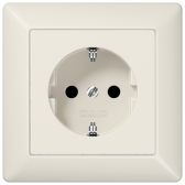Штепсельная розетка SCHUKO 16A 250V~ с защитой от детей; слоновая кость| AS1520KI |Jung - артикул AS1520KI