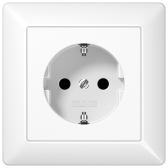 Штепсельная розетка SCHUKO 16A 250V~ ; белая| AS1520WW |Jung - артикул AS1520WW