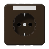 Штепсельная розетка SCHUKO 16A 250V~ с полем для надписи| CD1520BFNABR |Jung - артикул CD1520BFNABR