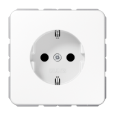 Штепсельная розетка SCHUKO 16A 250V~ с защитой от детей; центральная плата; белая - артикул CD1520BFKIWW