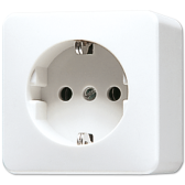 Розетка с заземлением 16А 250V~ накладного монтажда; белая - артикул 321AWW