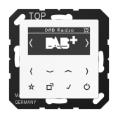 Цифровое радио DAB+| DABAWW |Jung - артикул DABAWW