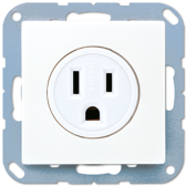 Розетка системы US-NEMA 15А 125V| A521-15WW |Jung - артикул A521-15WW