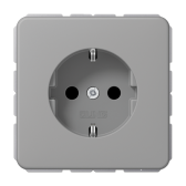 Штепсельная розетка SCHUKO 16A 250V~ с защитой от детей; центральная плата; серая - артикул CD1520BFKIGR