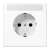 Штепсельная розетка SCHUKO 16A, 250V~  с полем для надписи| LS1521NAWW |Jung - артикул LS1521NAWW