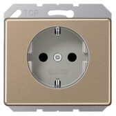 Штепсельная розетка SCHUKO 16A 250V~ ; золотая бронза - артикул SL521GB