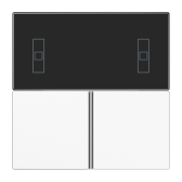 крышка в сборе, к Room Controller| LS4093TSAWW |Jung - артикул LS4093TSAWW