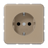 Штепсельная розетка SCHUKO 16A 250V~ с защитой от детей; золотая бронза - артикул CD1520KIGB