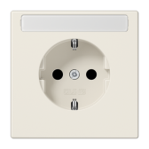 Штепсельная розетка SCHUKO 16A, 250V~ с полем для надписи; слоновая кость - артикул LS1520NA