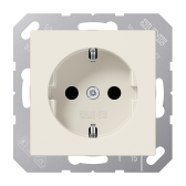 Штепсельная розетка SCHUKO 16A 250V~ с защитой от детей; слоновая кость - артикул ABA1520KI
