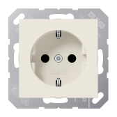 Штепсельная розетка SCHUKO 16A 250V~; слоновая кость - артикул ABA1520