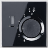 Накладка на термостат теплого пола FTR231U; термопласт; черный; LS990 - артикул LSFTR231PLSW