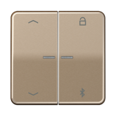 Таймер универсальный Bluetooth «стрелки», золотая бронза - артикул CD1751PBTGB