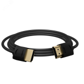Кабель HDMI 2.0, Ultra HD 19М на 19М, 0.5 м., SLIM черный - артикул 1000551725