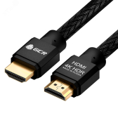 Кабель HDMI 2.0, Ultra HD 19М на 19М, 4.5 м., AL черный нейлон - артикул 1000596008