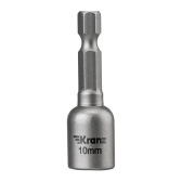 Ключ-насадка магнитная 1/4" 10х48 мм | KR-92-0402-1 | Kranz - артикул KR-92-0402-1