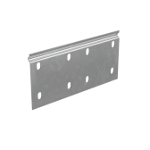 Соединительная пластина усиленная для борта 80 мм "ПЛЮС" INOX304 | SPD2plus INOX304 | КМ - профиль - артикул PL12164