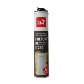 Пена огнестойкая монтажная FIREFORT B1 750 мл | KM-FF-POM-B1 | КМ - профиль - артикул LO43490