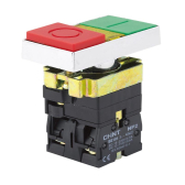 Двойная кнопка NP2-BW8465 белый корпус, 1НО+1НЗ, AC/DC230В (LED), IP40 (R) | 574789 | CHINT - артикул 574789