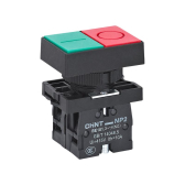 Двойная кнопка "Пуск-Стоп" NP2-EL8325 1НО+1НЗ AC230В IP40 (R) | 574114 | CHINT - ЧИНТ (CHINT), артикул 574114