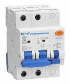 Автомат дифференциальный NB1L 2P C16 30мА тип A 10кА (54mm) (R) - артикул 205011