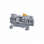 Клемма с ножевым размыкателем пружинная OptiClip CXK-2,5-MT-N-I-серый - артикул 289767