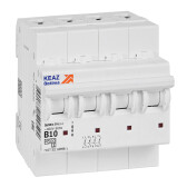 Выключатель автоматический четырехполюсный 10А B 4,5кА AC OptiDin BM63-4B10-4,5-УХЛ3 - артикул 329527