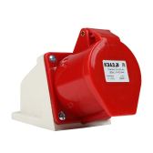 Розетка 124-32А-6h-380AC-3P+PE-IP44 - артикул 222756