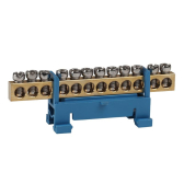 Шина нулевая тип Стойка OptiKit BB-S-N-DIN-12-6х9-синий - артикул 277830