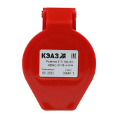 Розетка 214-16А-6h-380AC-3P+PE-IP44 - артикул 222750