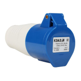 Розетка 213-16А-6h-220AC-2P+PE-IP44 - артикул 222744