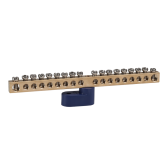 Шина нулевая с одним изолятором OptiKit BB-O-N-S-18-6х9-синий - артикул 277934