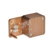 Коробка распаячная наружная 55х55х32мм 2 клеммника дуб - артикул 65002-08М