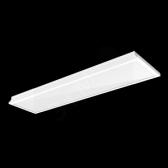 Светильник светодиодный тип кромки V-Clip® 1200*300*100мм 36W 4000К IP54 RAL9010 с равном. засветкой с рассеив.опал ПК в комплекте авар.автон.пост.действия Teletest (V1-A1-07010-10ATY-5403640) - VARTON, артикул V1-A1-07010-10ATY-5403640