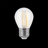 Лампа светодиодная LED 5 Вт 420 Лм 2700К теплая Е27 Шар диммируемая Filament Gauss (105802105-D) - артикул 105802105-D