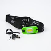 Фонарь налобный GFL408 3W 150lm Li-ion 300mAh LED 1/12/72 | GF408 | Gauss - артикул GF408