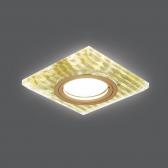 Backlight BL081 Квадрат. Золотые нити/Золото, Gu5.3, LED 2700K 1/40 - артикул BL081