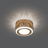 Backlight BL096 Кругл. Золото/Белый, Gu5.3, 3W, LED 3000K 1/30 - артикул BL096