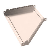 Переходник левый Стандарт INOX (AISI 409) 600х300х50 | PR16.5633 | Промрукав - артикул PR16.5633