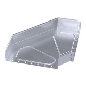 Угол горизонтальный 90 градусов Стандарт INOX (AISI 316) 400х100 | PR16.3538 | Промрукав - артикул PR16.3538