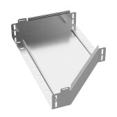 Переходник левый Стандарт INOX (AISI 304) 500х300х80 Промрукав - артикул PR16.4282