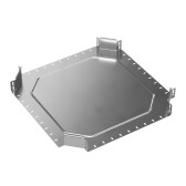 Ответвитель Х-образный Стандарт INOX (AISI 304) 500х80 - артикул PR16.3188