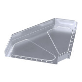 Угол горизонтальный 90 градусов Стандарт INOX (AISI 316) 500х80 | PR16.3540 | Промрукав - артикул PR16.3540