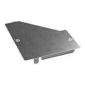Крышка переходника правого Стандарт INOX (AISI 304) 300х150 | PR16.5775 | Промрукав - артикул PR16.5775