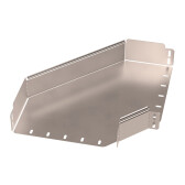 Угол горизонтальный 90 градусов Стандарт INOX (AISI 409) 300х80 | PR16.3564 | Промрукав - артикул PR16.3564