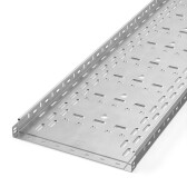 Лоток перфорированный Стандарт INOX (AISI 304) 400х50х3000 (1,0 мм) (3 м/уп) | PR16.2341 | Промрукав - артикул PR16.2341