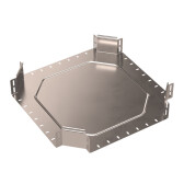 Ответвитель Х-образный Стандарт INOX (AISI 409) 400х100 | PR16.3246 | Промрукав - артикул PR16.3246